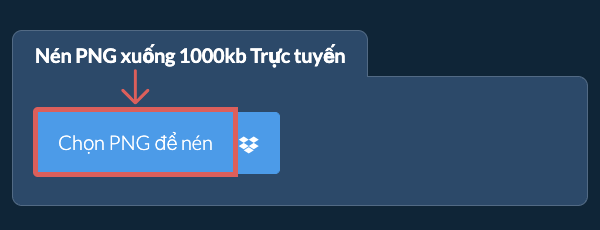 Nén PNG xuống 1000kb Trực tuyến