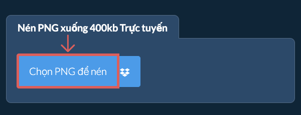 Nén PNG xuống 400kb Trực tuyến