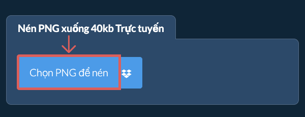Nén PNG xuống 40kb Trực tuyến