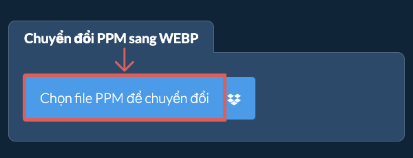 Chuyển đổi PPM sang WEBP
