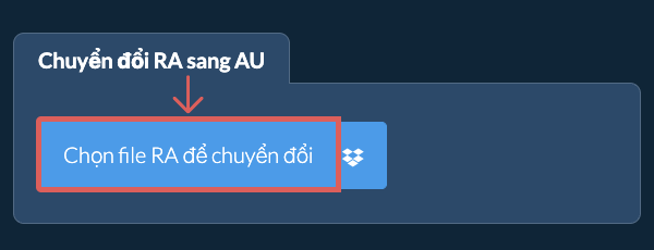 Chuyển đổi RA sang AU