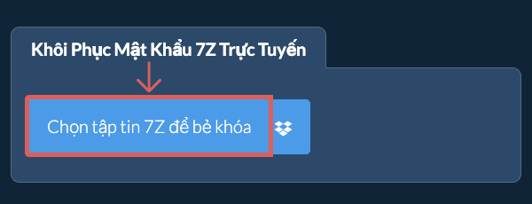 Khôi Phục Mật Khẩu 7Z Trực Tuyến