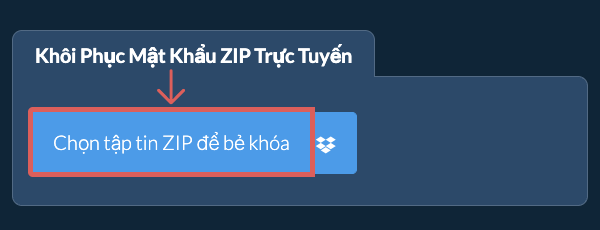 Khôi Phục Mật Khẩu ZIP Trực Tuyến