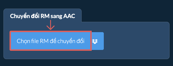 Chuyển đổi RM sang AAC