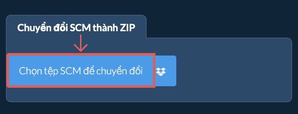 Chuyển đổi SCM thành ZIP