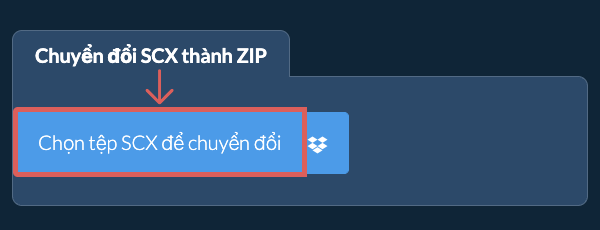 Chuyển đổi SCX thành ZIP