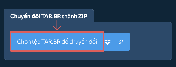 Chuyển đổi TAR.BR thành ZIP