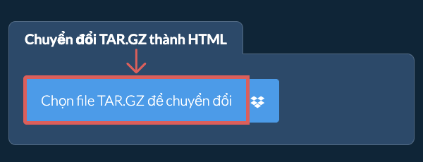 Chuyển đổi TAR.GZ thành HTML