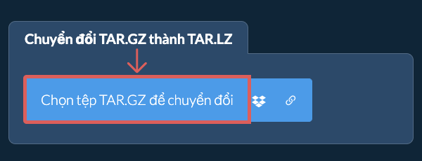 Chuyển đổi TAR.GZ thành TAR.LZ