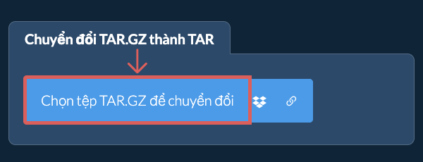 Chuyển đổi TAR.GZ thành TAR