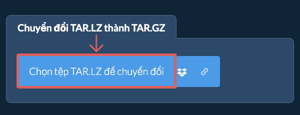 Chuyển đổi TAR.LZ thành TAR.GZ