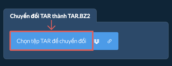 Chuyển đổi TAR thành TAR.BZ2