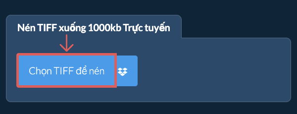 Nén TIFF xuống 1000kb Trực tuyến