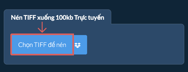 Nén TIFF xuống 100kb Trực tuyến