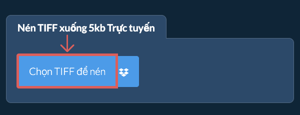 Nén TIFF xuống 5kb Trực tuyến