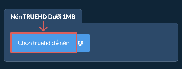 Nén truehd Dưới 1MB