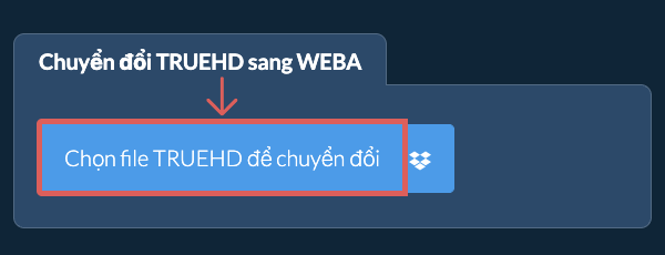 Chuyển đổi TRUEHD sang WEBA