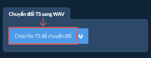 Chuyển đổi TS sang WAV