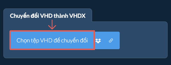 Chuyển đổi VHD thành VHDX