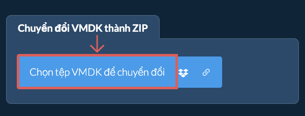 Chuyển đổi VMDK thành ZIP