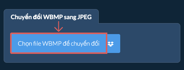 Chuyển đổi WBMP sang JPEG