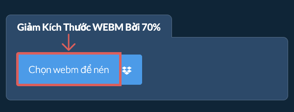 Giảm Kích Thước webm Bởi 70%