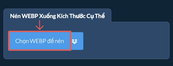 Nén WEBP xuống kích thước cụ thểkb Trực tuyến