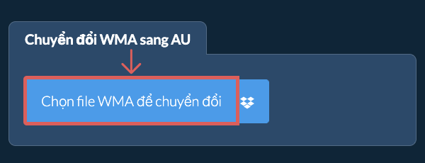 Chuyển đổi WMA sang AU