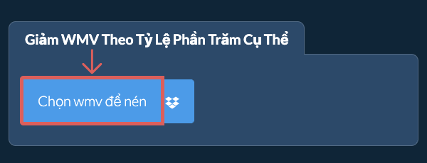 Giảm Kích Thước wmv Bởi tỷ lệ phần trăm cụ thể