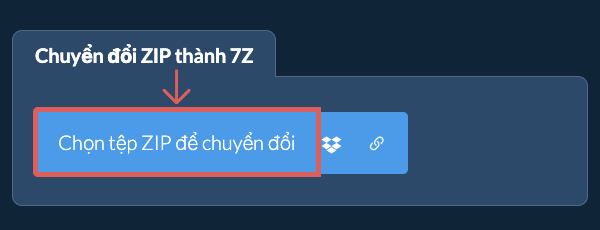 Chuyển đổi ZIP thành 7Z