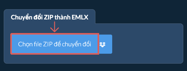 Chuyển đổi ZIP thành EMLX