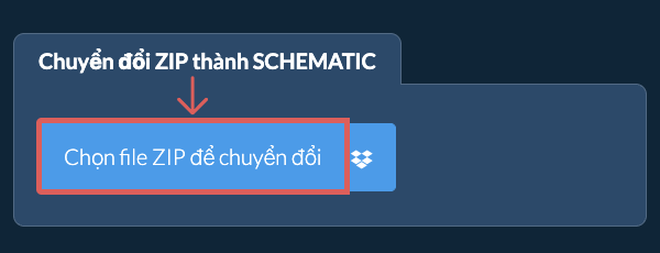 Chuyển đổi ZIP thành SCHEMATIC