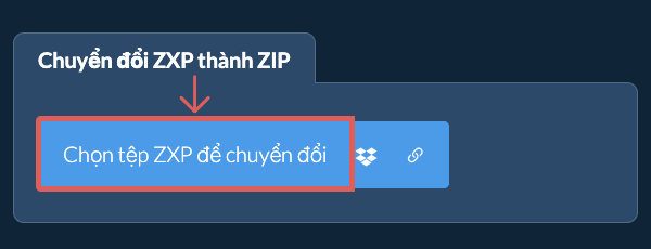 Chuyển đổi ZXP thành ZIP