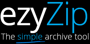 برنامج ezyzip ضغط الملفات بصيغة Zip 1