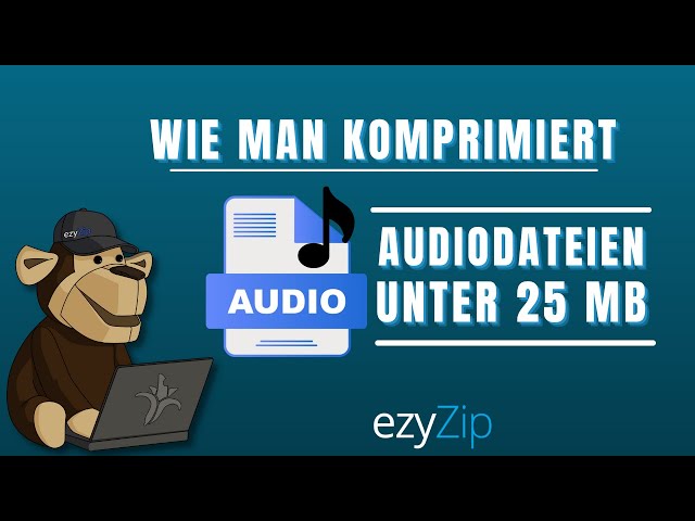 Wie man Audiodateien auf 25MB Reduziert (Einfache Anleitung)