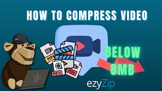 Compress VIDEO Below 8MB | Reduce VIDEO Size Online ! - ezyZip