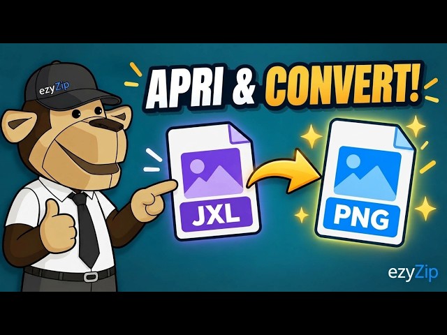 Come convertire JXL in PNG