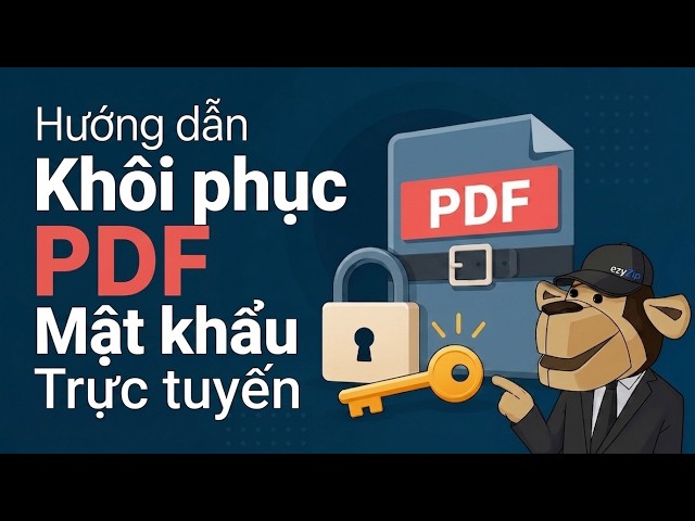 Cách Bẻ Khóa Mật Khẩu PDF Trực Tuyến Miễn Phí