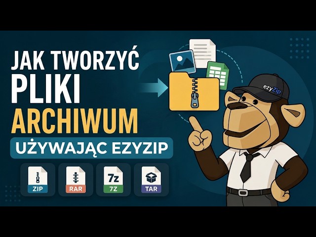 Jak spakować pliki do ZIP online za pomocą ezyZip (za darmo, bez instalacji)