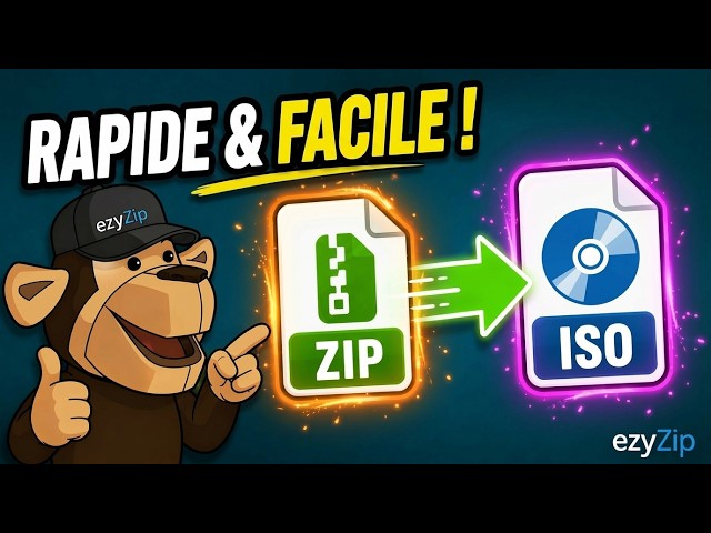 Comment Convertir ZIP en ISO