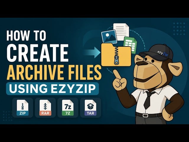 How to Create iso Archives Online with ezyZip (Free, No Install)
