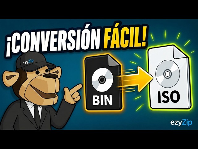 📀 Cómo Convertir Bin a ISO