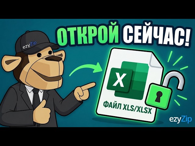 Как Разблокировать Пароль XLS/XLSX Онлайн Бесплатно