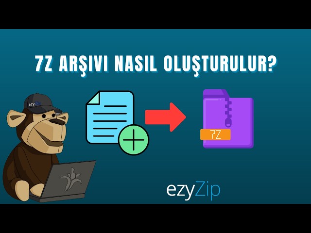 Yazılım Kullanmadan Ücretsiz 7Z Arşivleri Nasıl Oluşturulur