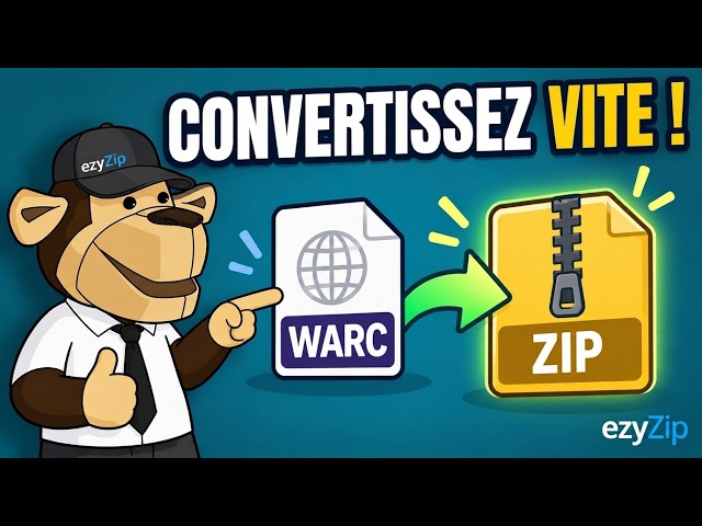 Comment convertir WARC en ZIP