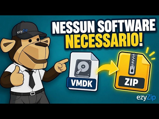 Come convertire VMDK in ZIP