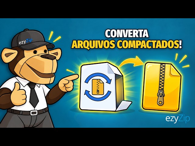 Como converter arquivos bin online com ezyZip (grátis, sem instalação)