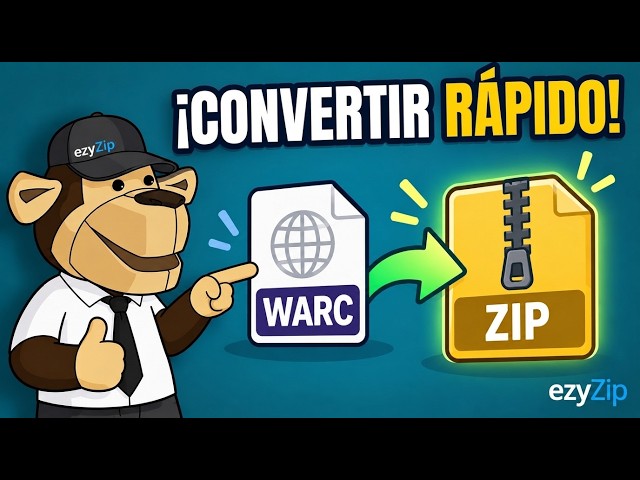 Cómo Convertir WARC A ZIP