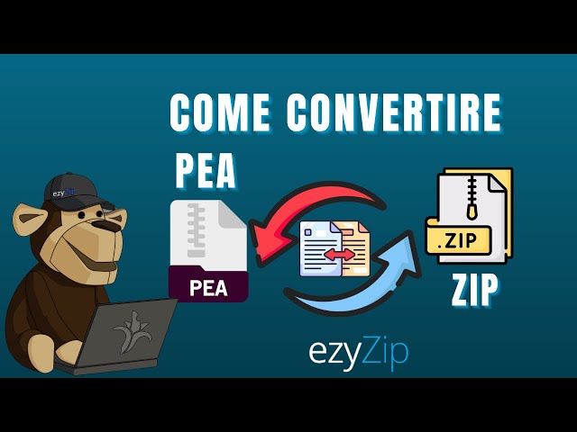 Come Convertire PEA in ZIP (Guida Semplice)