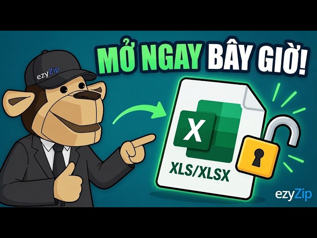 Cách Mở Khóa Mật Khẩu XLS/XLSX Trực Tuyến Miễn Phí